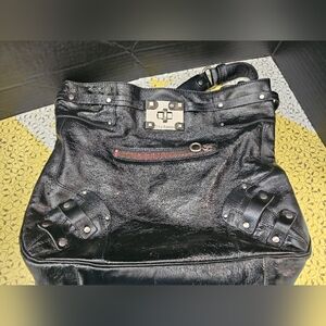 Juicy Couture Patent Leather Hobo Shoulder Bag